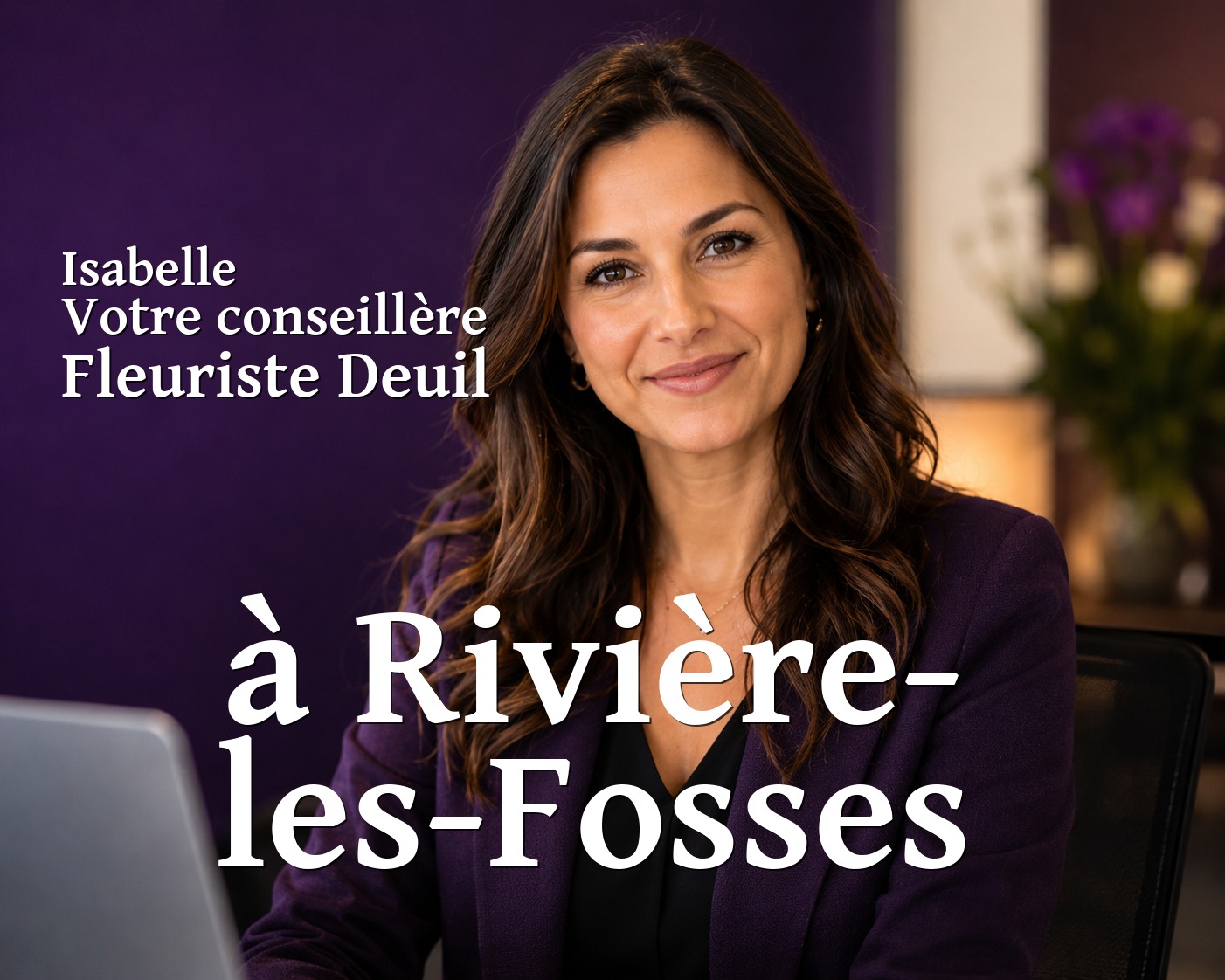 Isabelle, votre conseillère Fleuriste Deuil à Rivière-les-Fosses