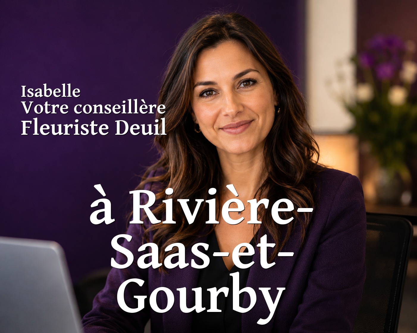 Isabelle, votre conseillère Fleuriste Deuil à Rivière-Saas-et-Gourby