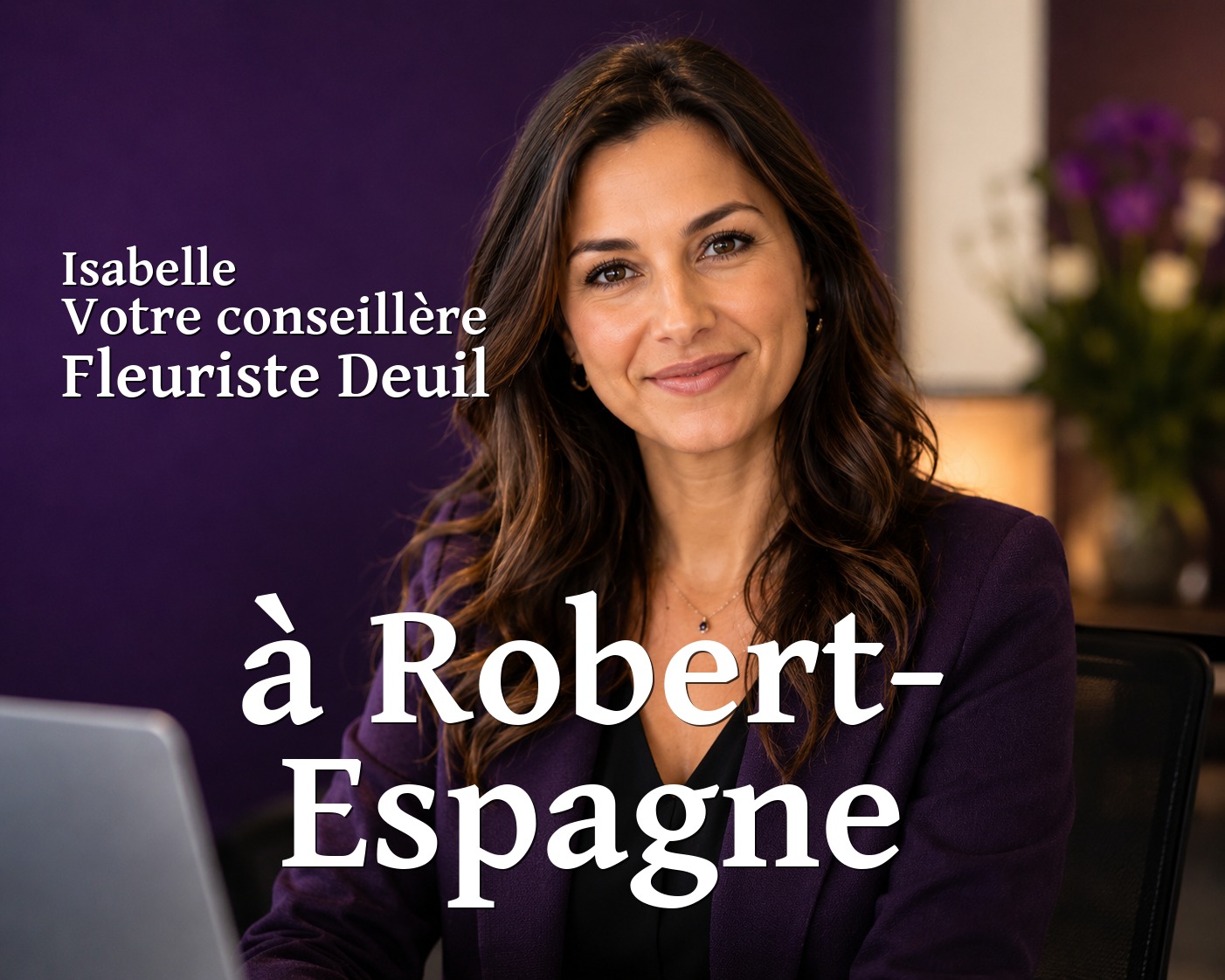 Isabelle, votre conseillère Fleuriste Deuil à Robert-Espagne