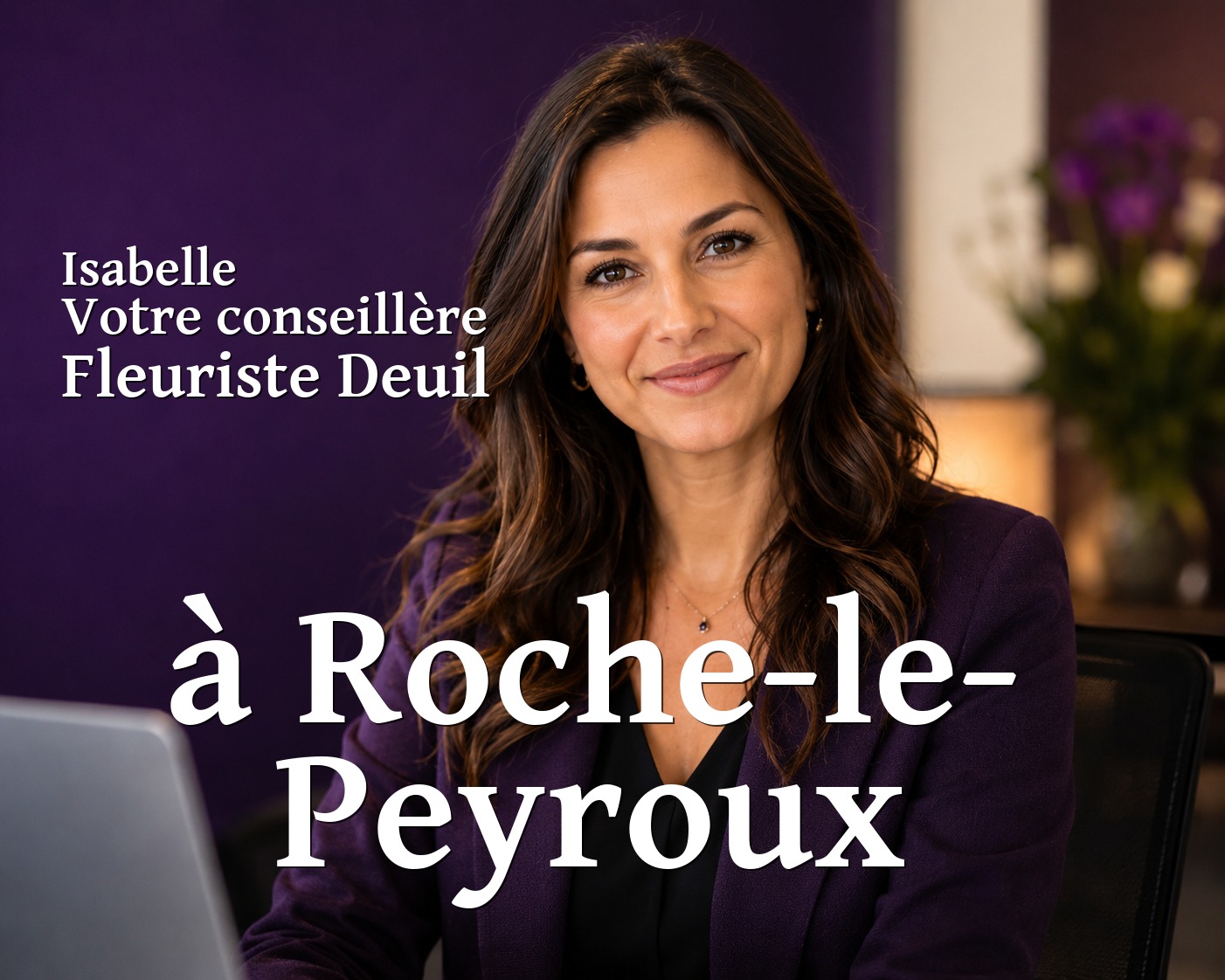 Isabelle, votre conseillère Fleuriste Deuil à Roche-le-Peyroux