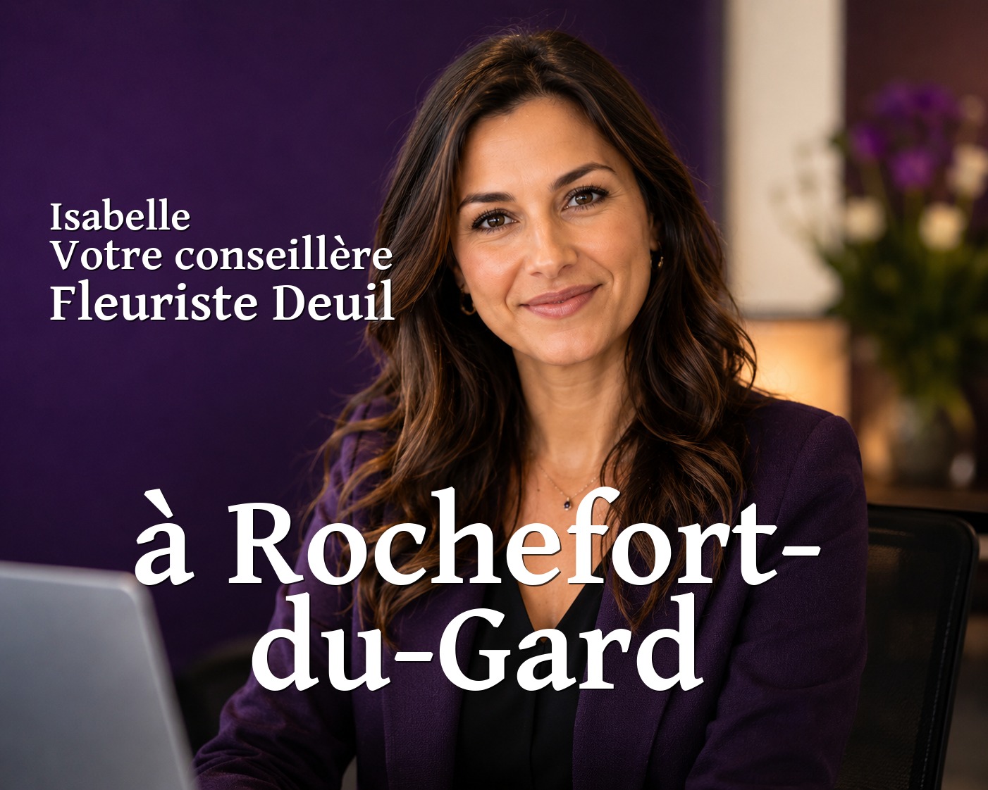 Isabelle, votre conseillère Fleuriste Deuil à Rochefort-du-Gard