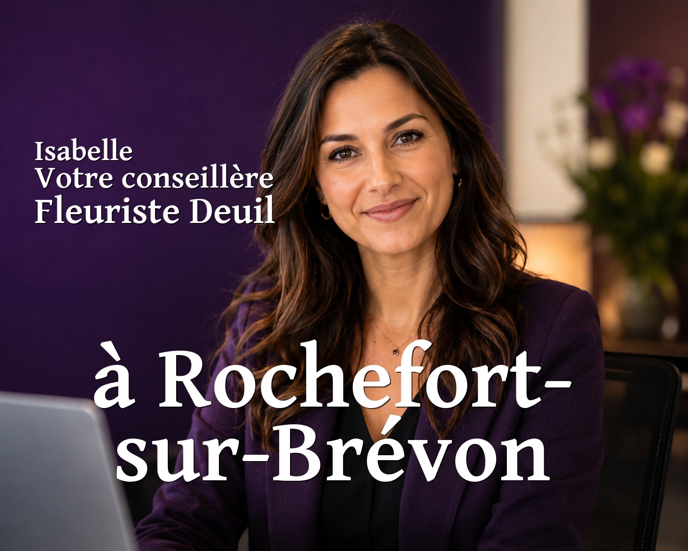 Isabelle, votre conseillère Fleuriste Deuil à Rochefort-sur-Brévon