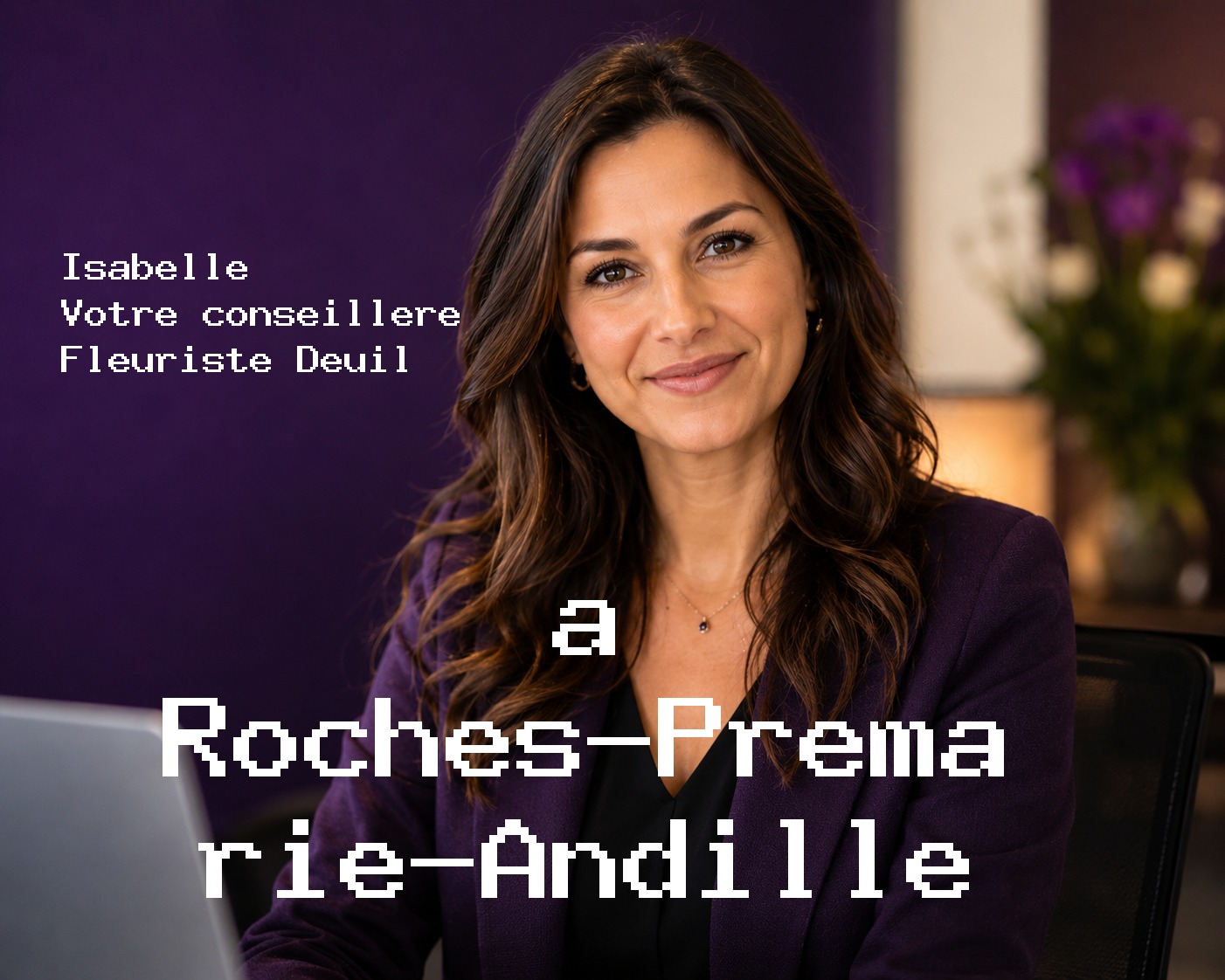 Isabelle, votre conseillère Fleuriste Deuil à Roches-Prémarie-Andillé
