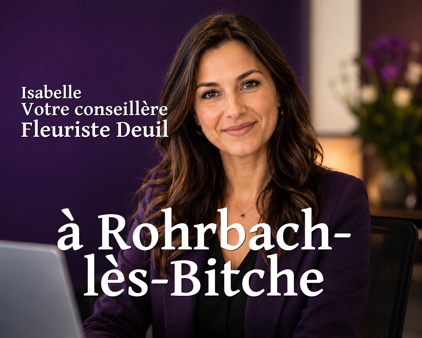 Isabelle, votre conseillère Fleuriste Deuil à Rohrbach-lès-Bitche