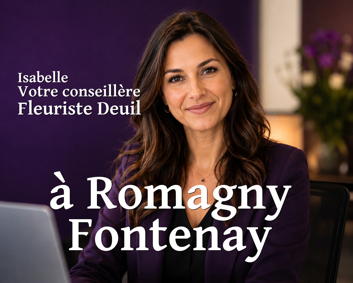 Isabelle, votre conseillère Fleuriste Deuil à Romagny Fontenay