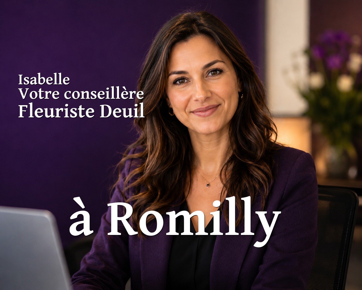 Isabelle, votre conseillère Fleuriste Deuil à Romilly