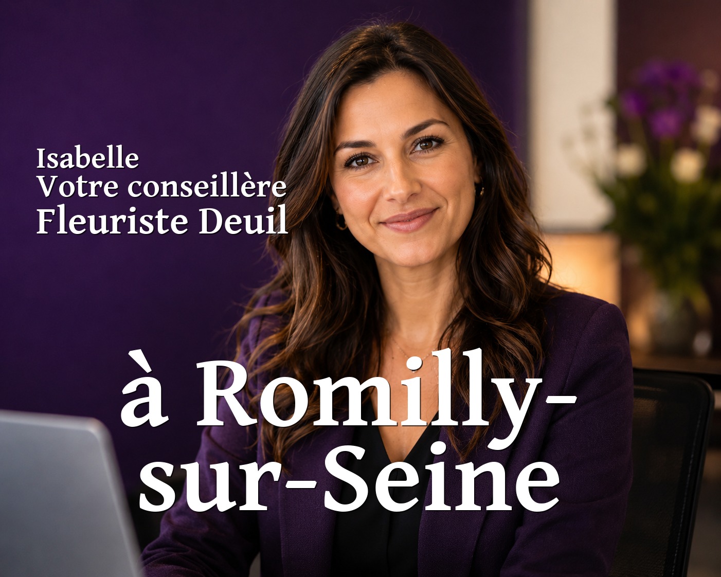 Isabelle, votre conseillère Fleuriste Deuil à Romilly-sur-Seine
