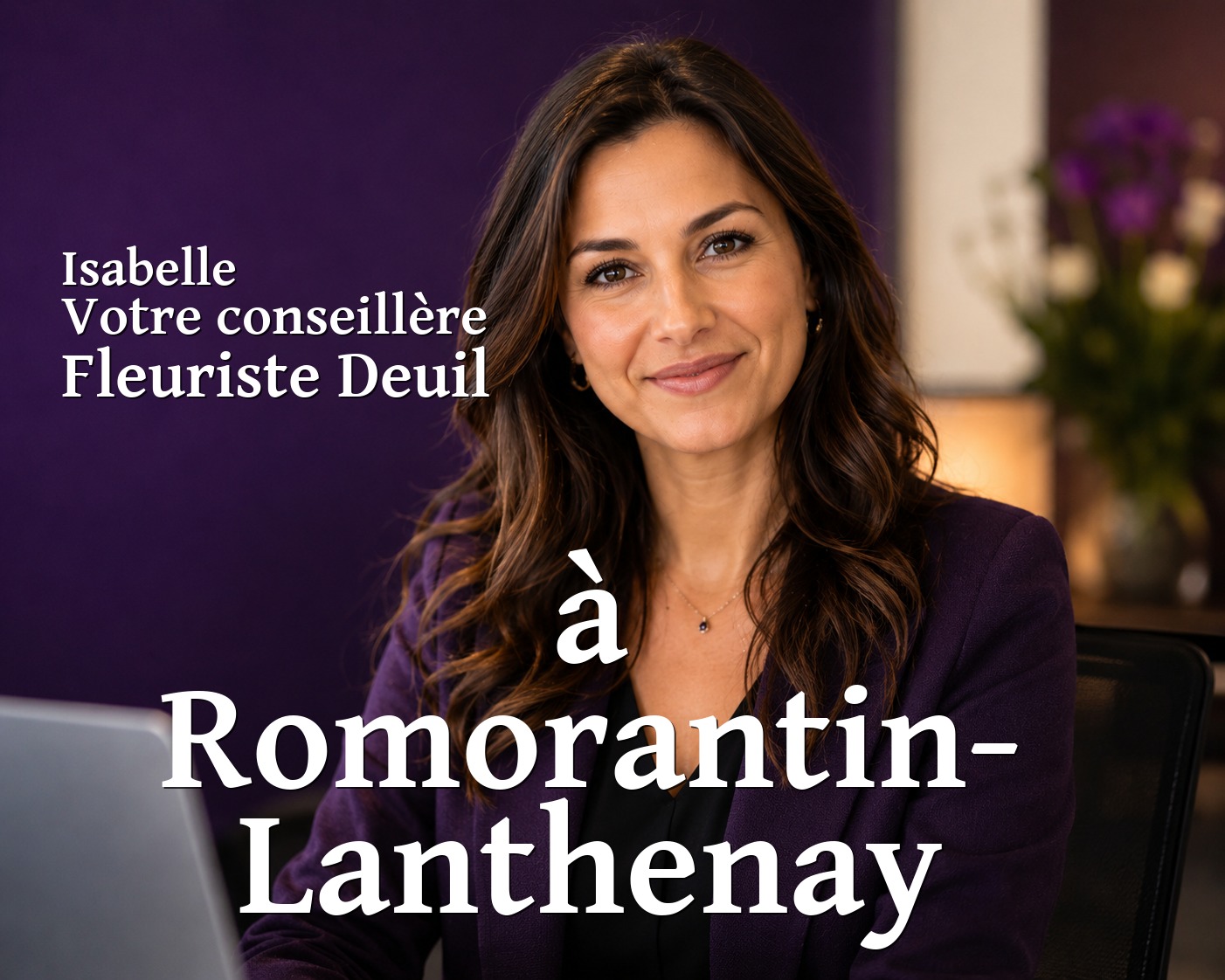Isabelle, votre conseillère Fleuriste Deuil à Romorantin-Lanthenay