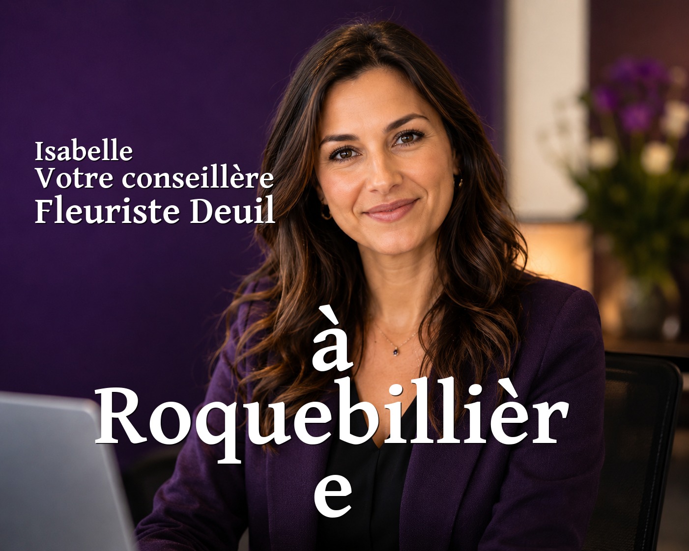 Isabelle, votre conseillère Fleuriste Deuil à Roquebillière