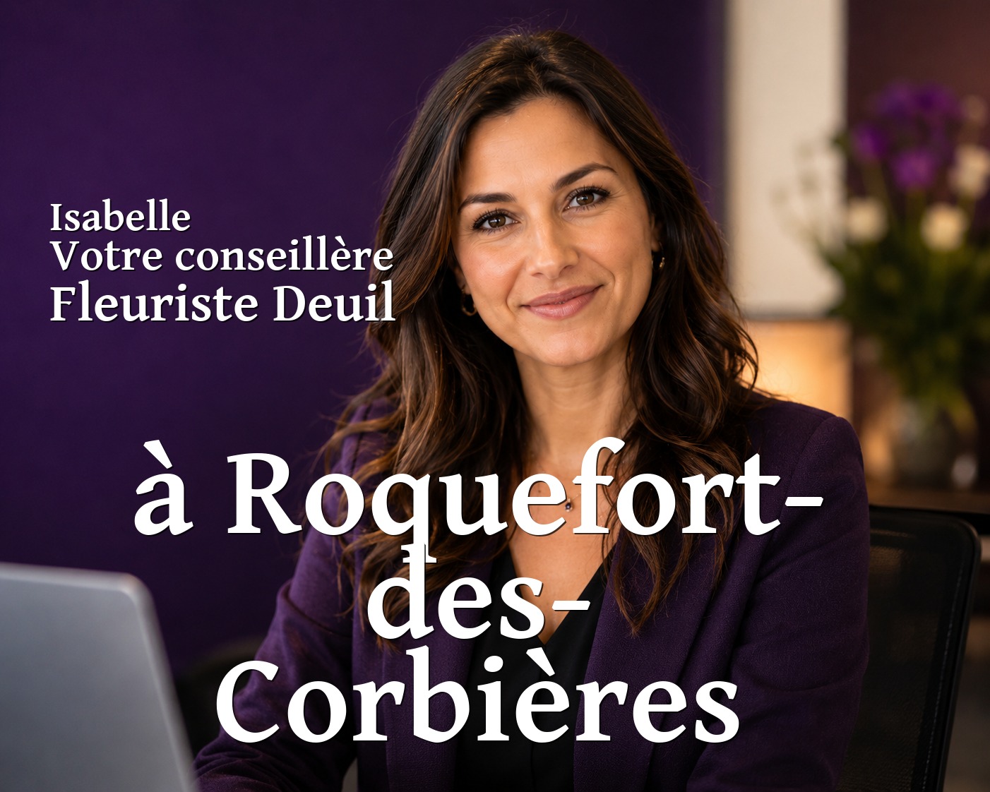 Isabelle, votre conseillère Fleuriste Deuil à Roquefort-des-Corbières