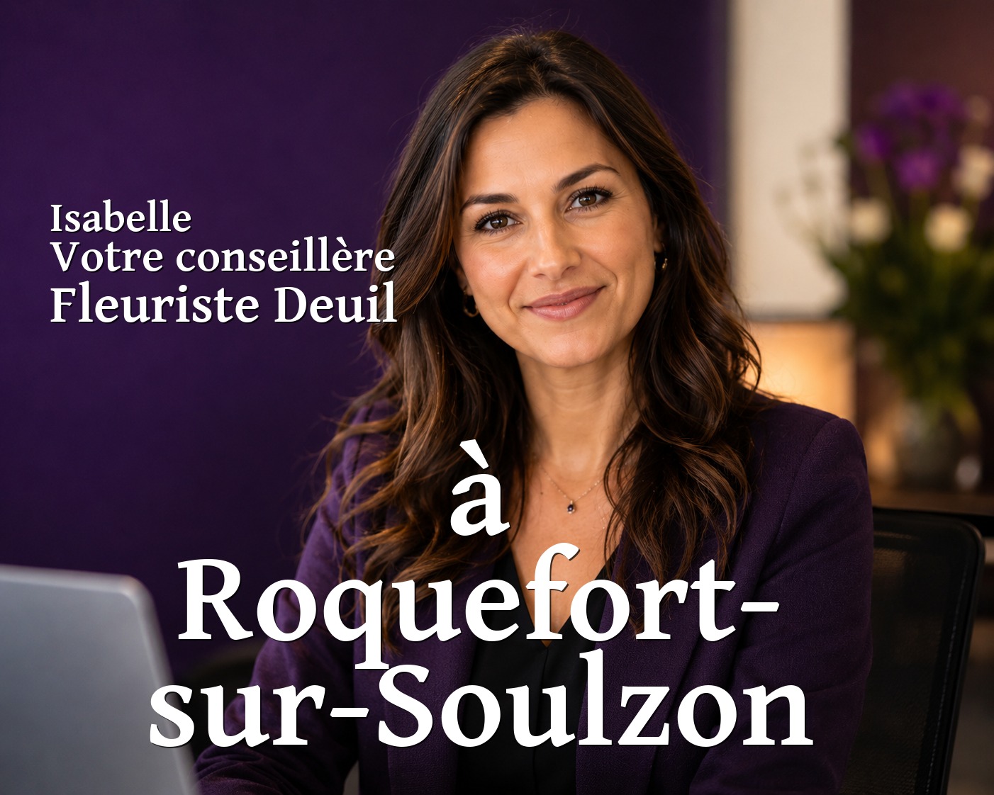 Isabelle, votre conseillère Fleuriste Deuil à Roquefort-sur-Soulzon