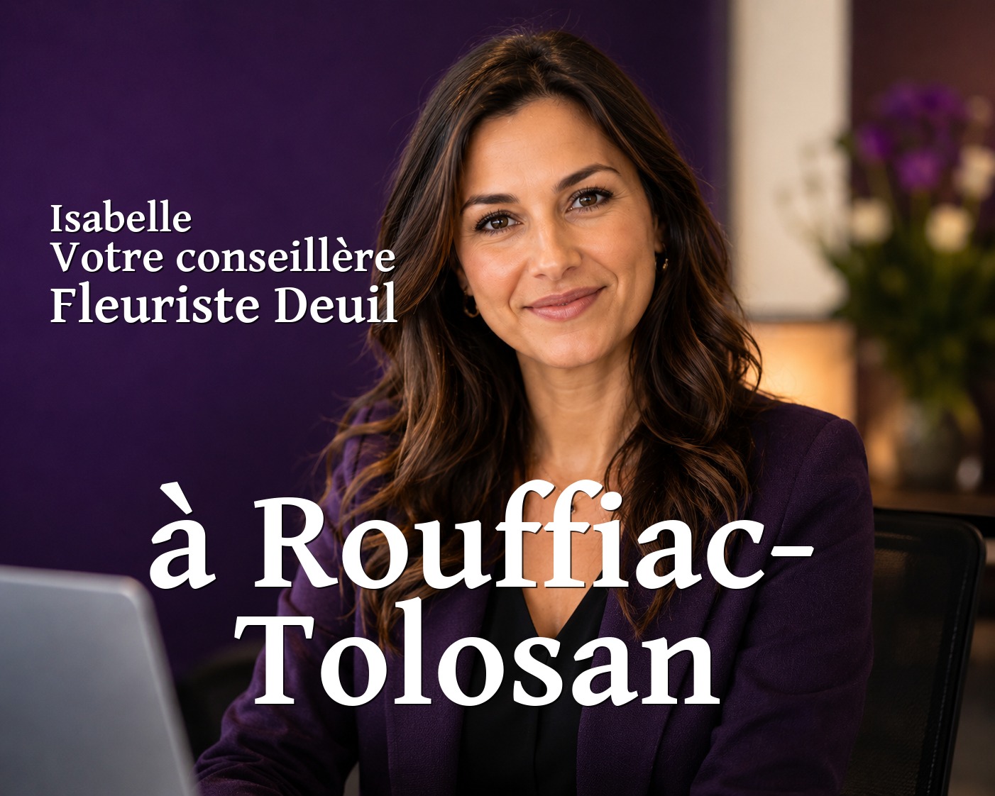Isabelle, votre conseillère Fleuriste Deuil à Rouffiac-Tolosan