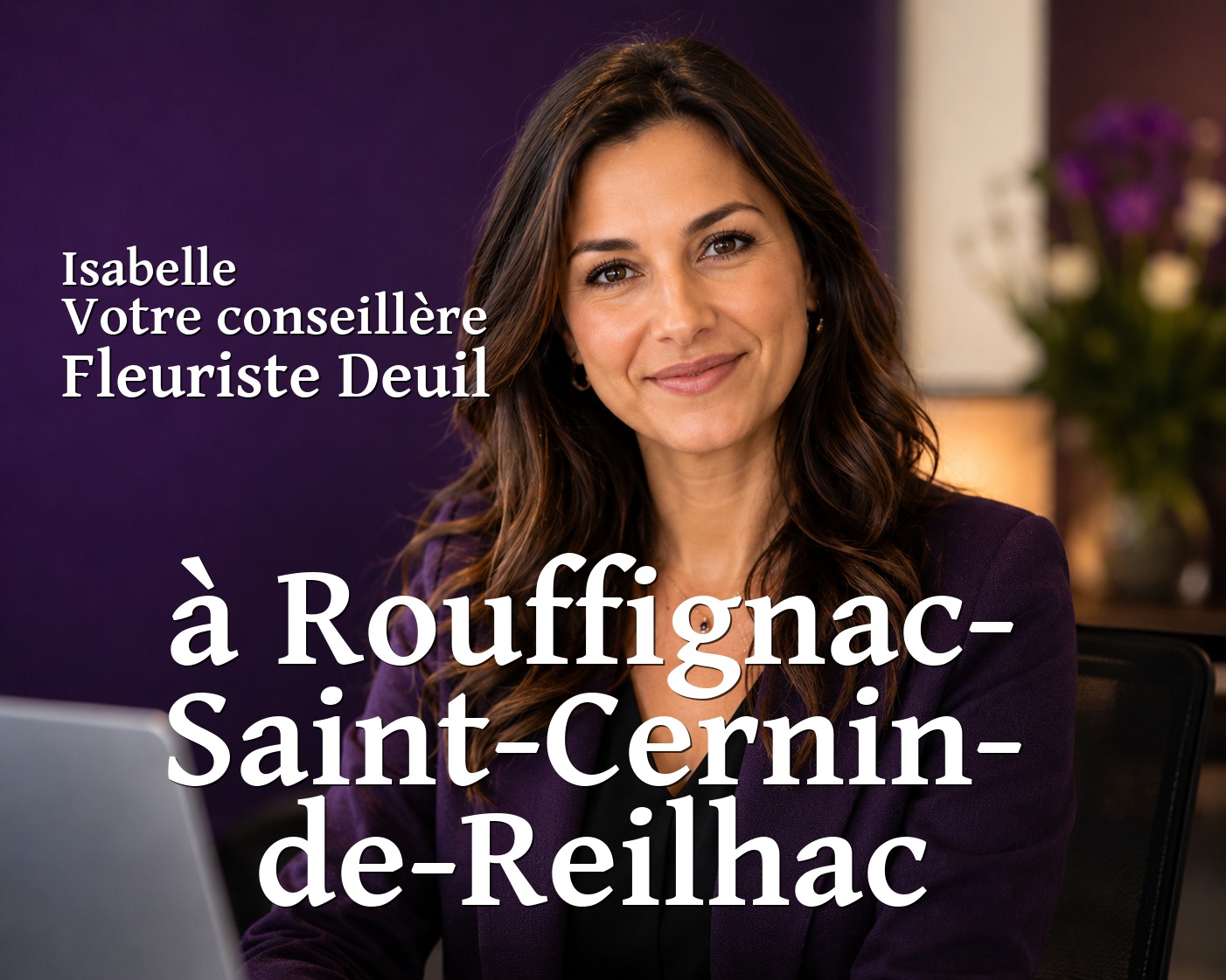 Isabelle, votre conseillère Fleuriste Deuil à Rouffignac-Saint-Cernin-de-Reilhac