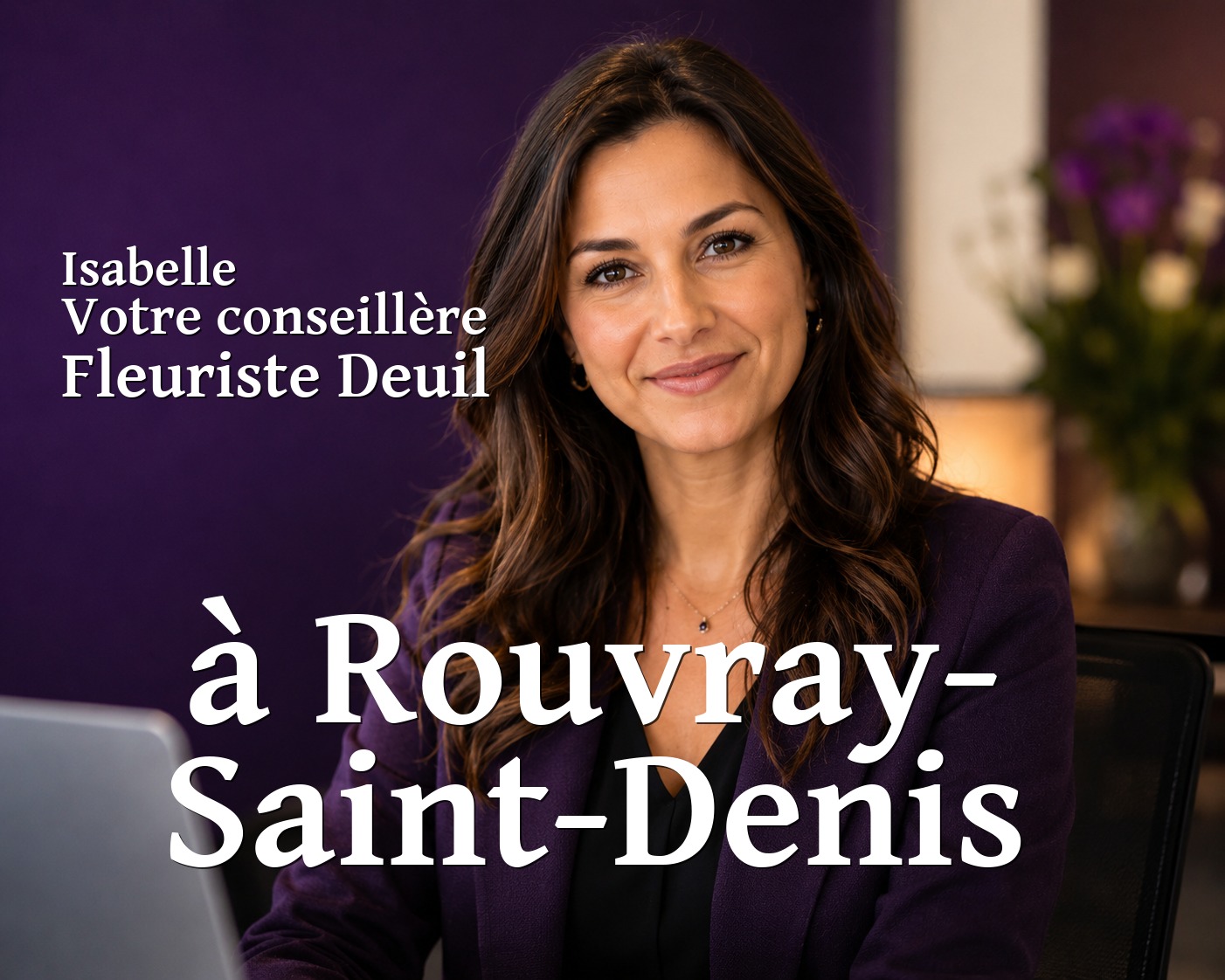 Isabelle, votre conseillère Fleuriste Deuil à Rouvray-Saint-Denis