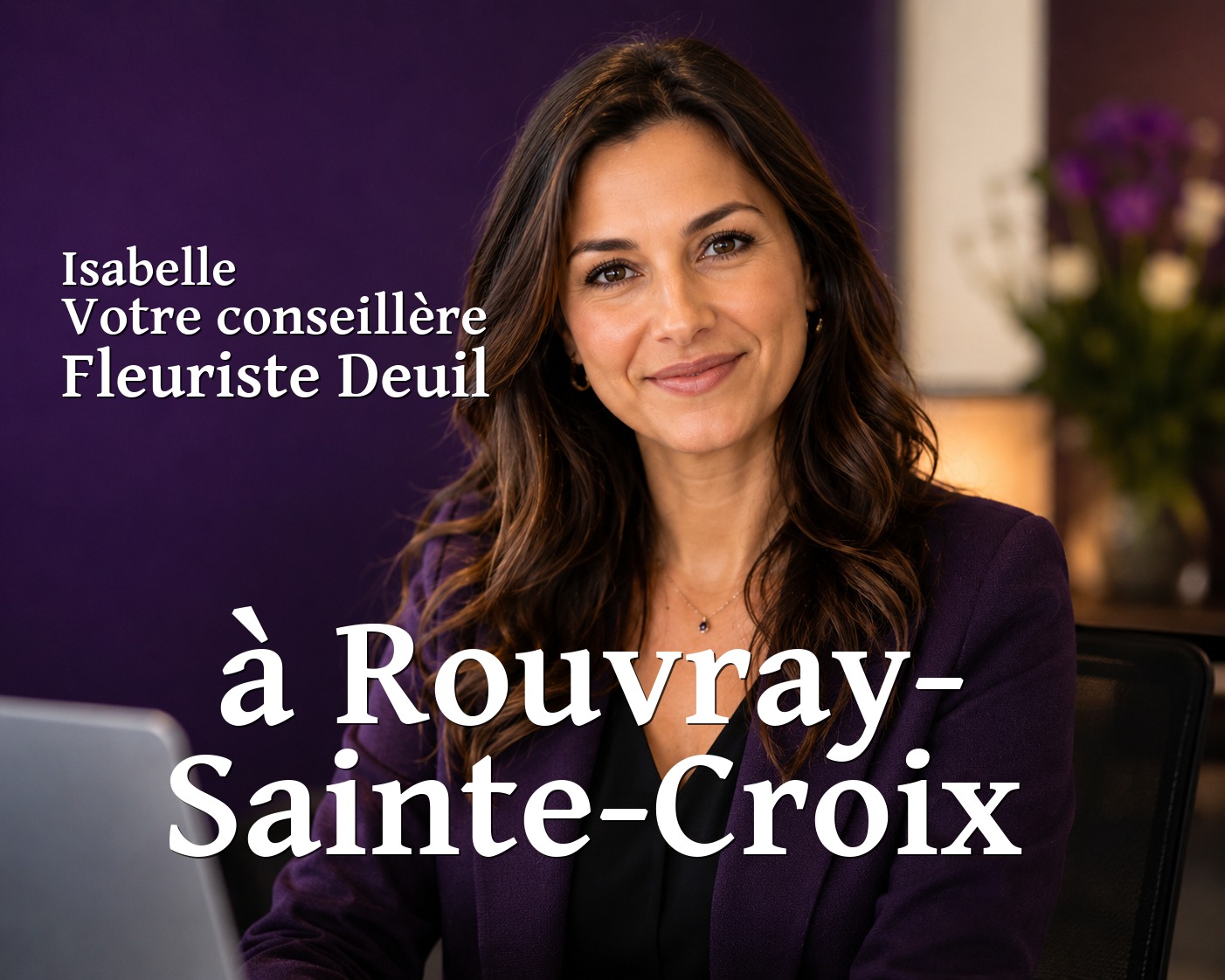 Isabelle, votre conseillère Fleuriste Deuil à Rouvray-Sainte-Croix