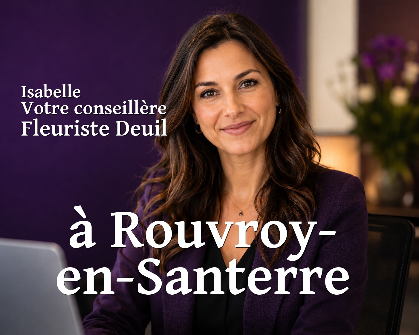 Isabelle, votre conseillère Fleuriste Deuil à Rouvroy-en-Santerre