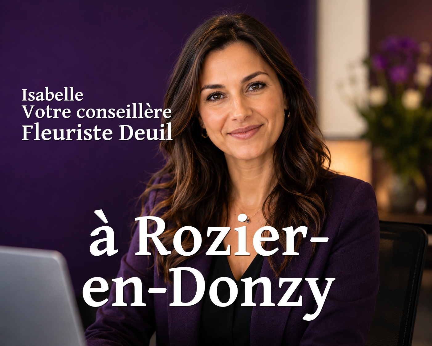 Isabelle, votre conseillère Fleuriste Deuil à Rozier-en-Donzy
