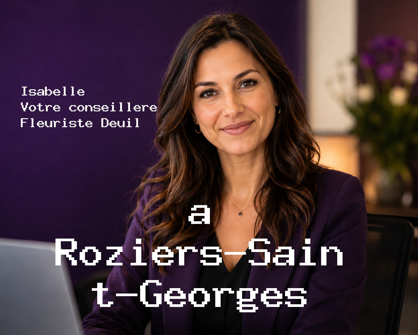 Isabelle, votre conseillère Fleuriste Deuil à Roziers-Saint-Georges