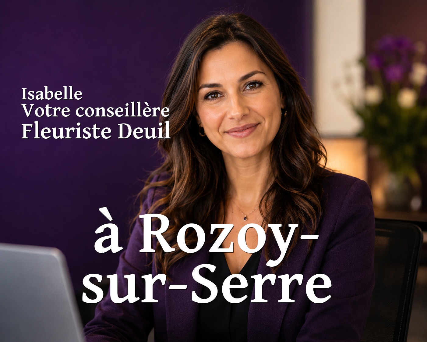 Isabelle, votre conseillère Fleuriste Deuil à Rozoy-sur-Serre
