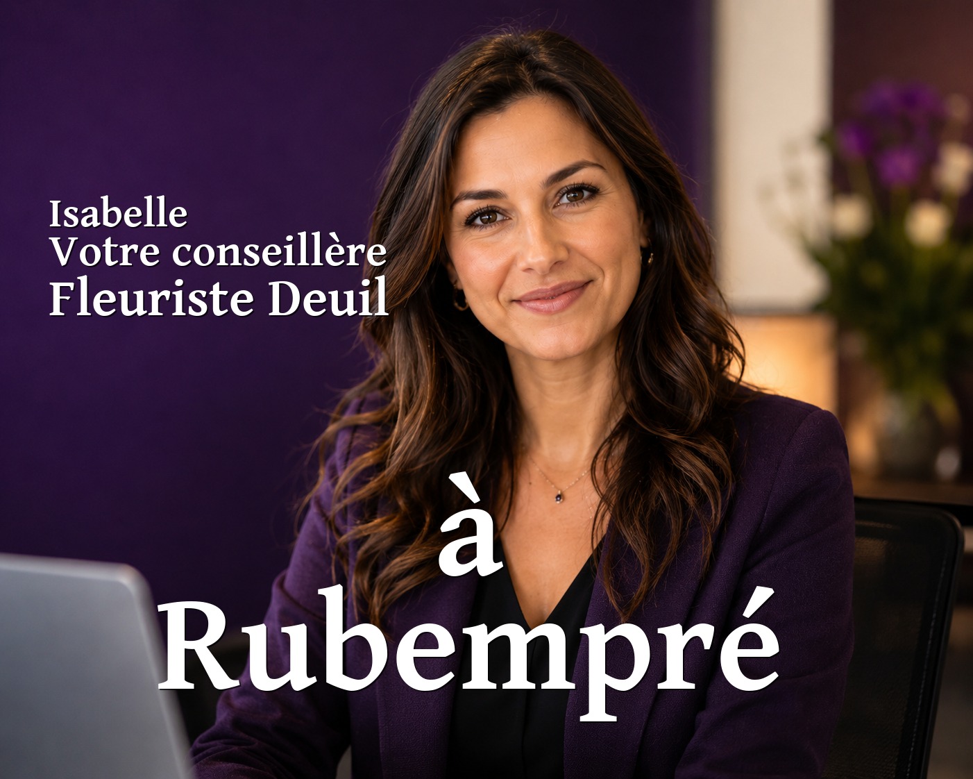 Isabelle, votre conseillère Fleuriste Deuil à Rubempré