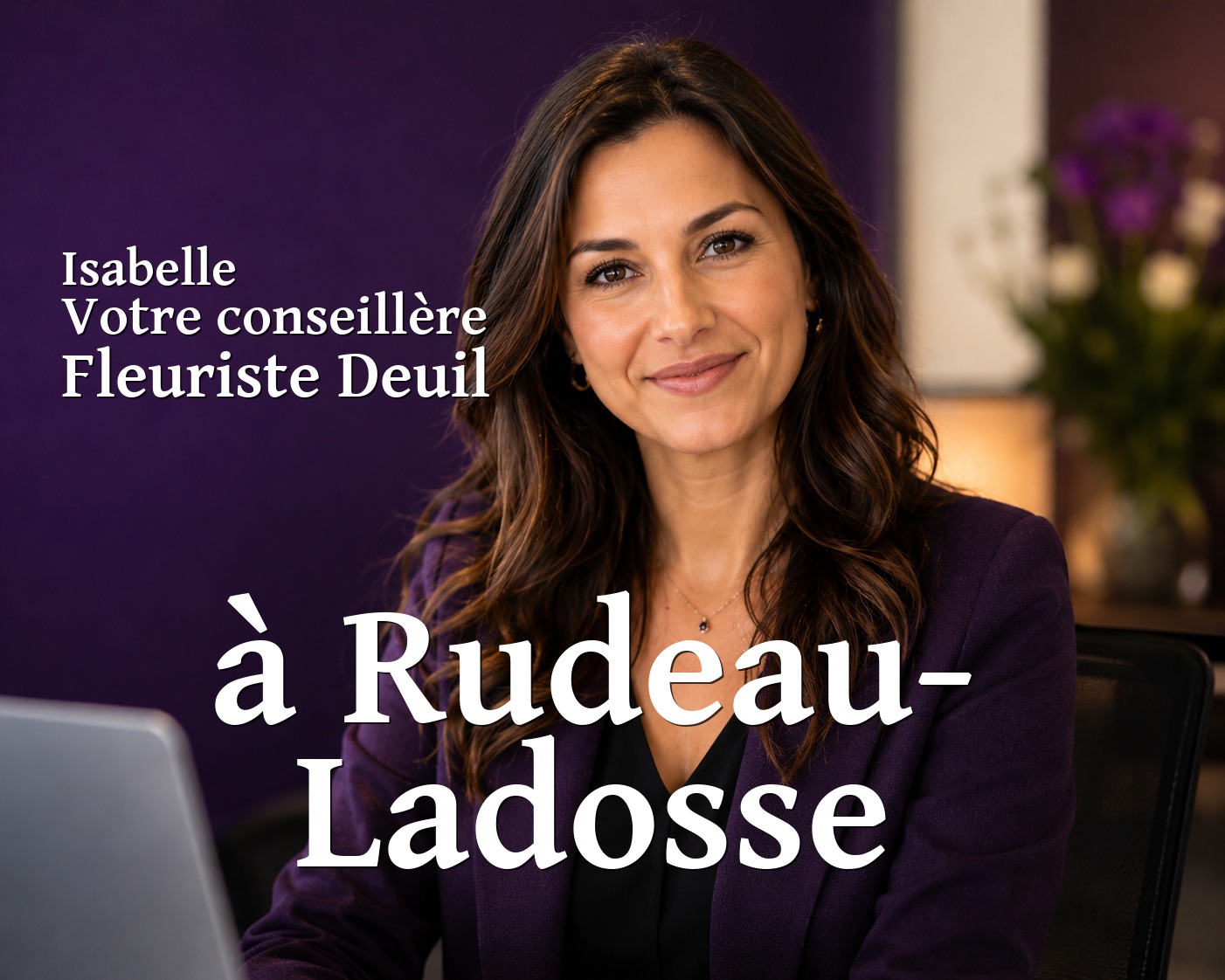 Isabelle, votre conseillère Fleuriste Deuil à Rudeau-Ladosse
