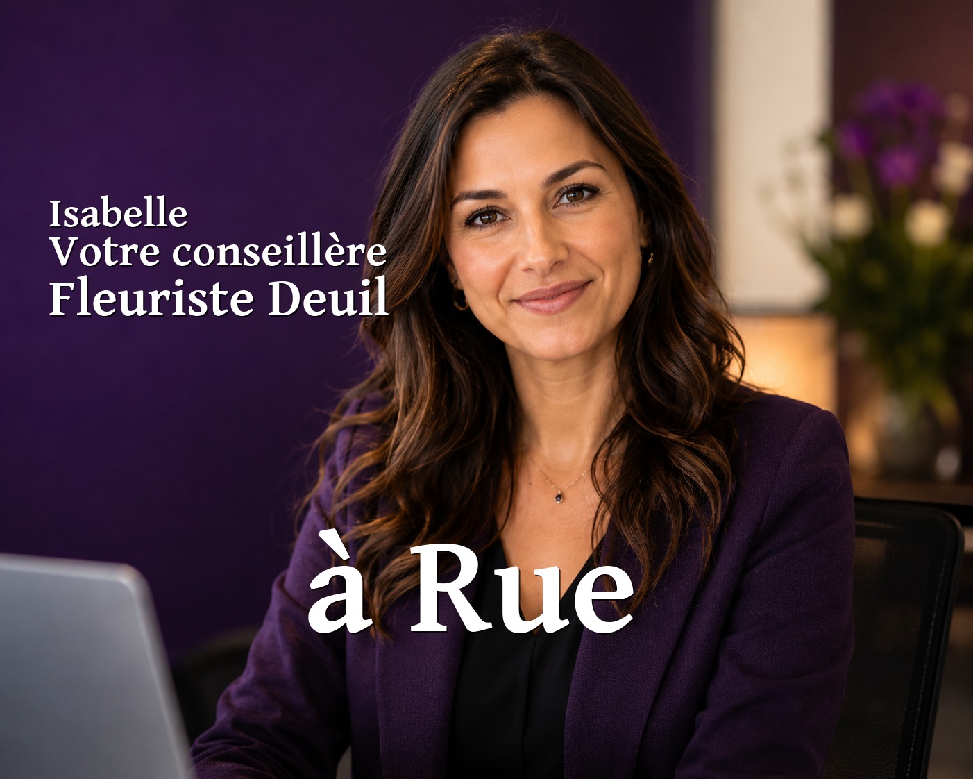 Isabelle, votre conseillère Fleuriste Deuil à Rue