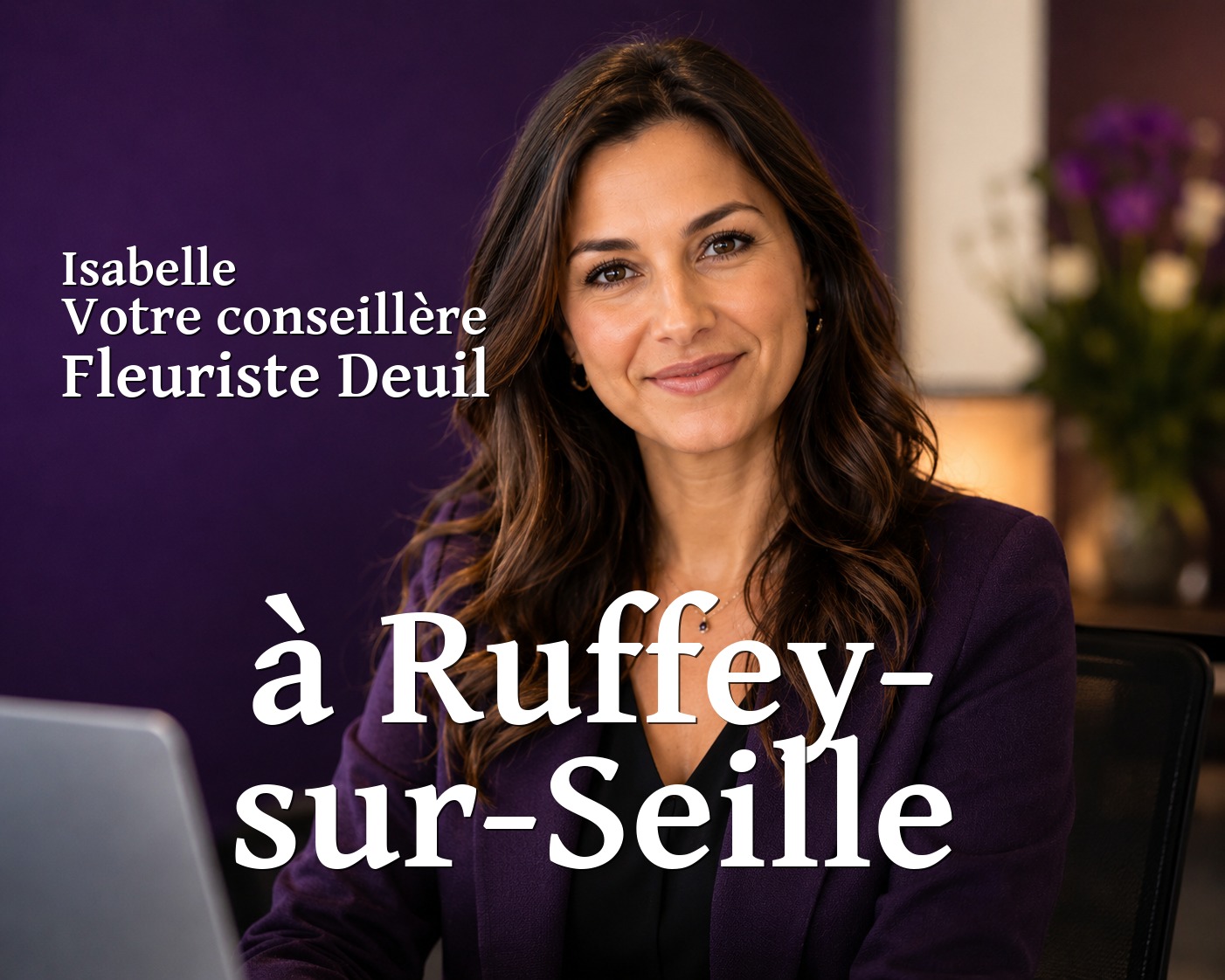 Isabelle, votre conseillère Fleuriste Deuil à Ruffey-sur-Seille