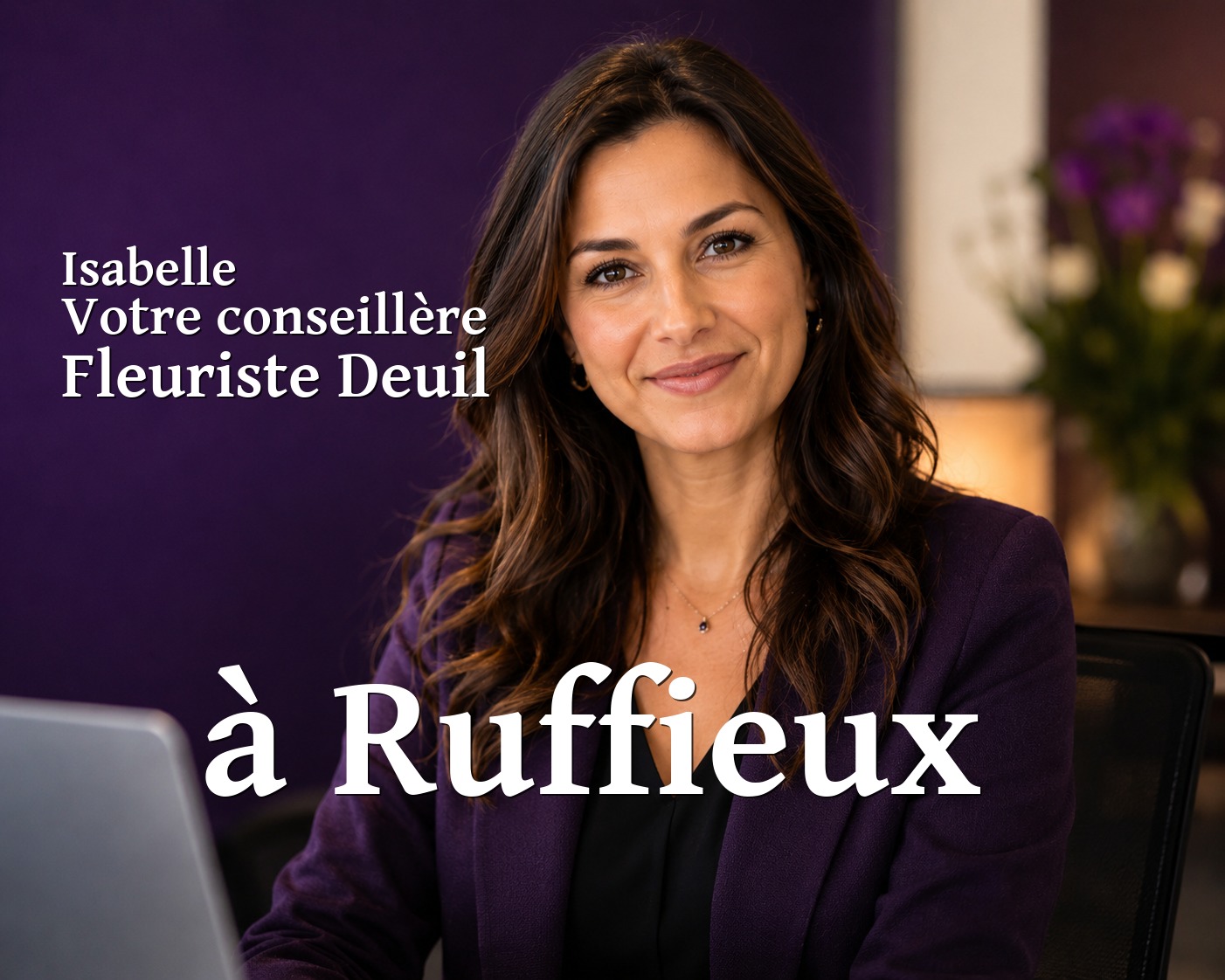 Isabelle, votre conseillère Fleuriste Deuil à Ruffieux