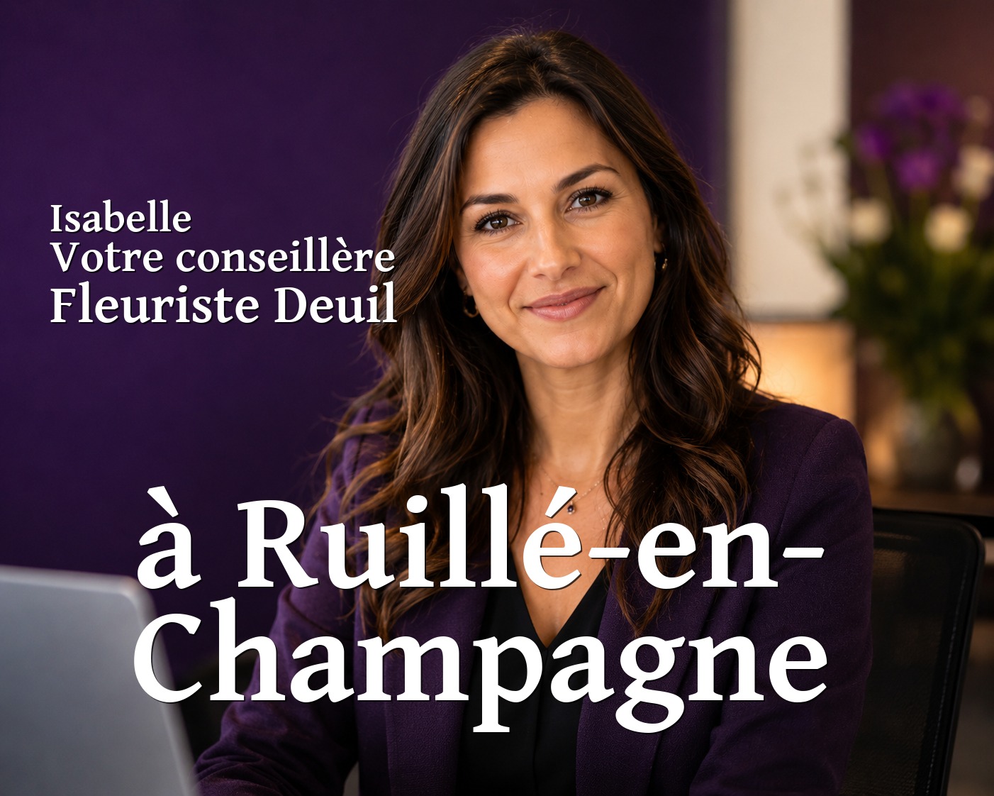 Isabelle, votre conseillère Fleuriste Deuil à Ruillé-en-Champagne