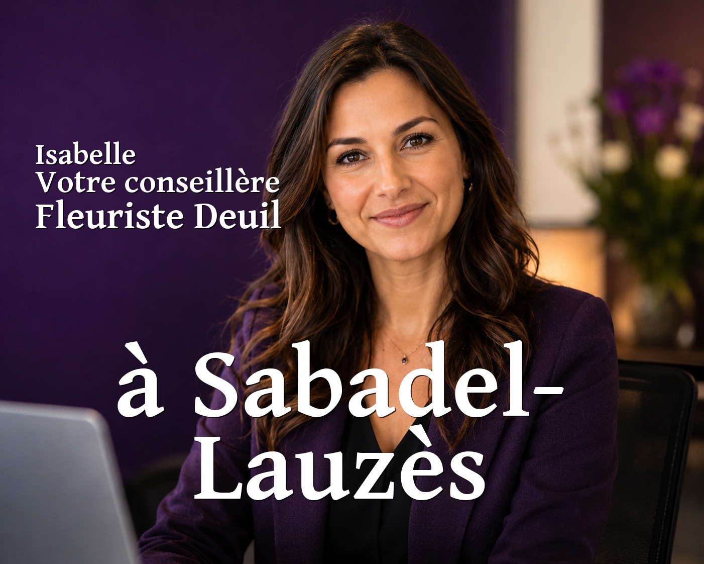 Isabelle, votre conseillère Fleuriste Deuil à Sabadel-Lauzès
