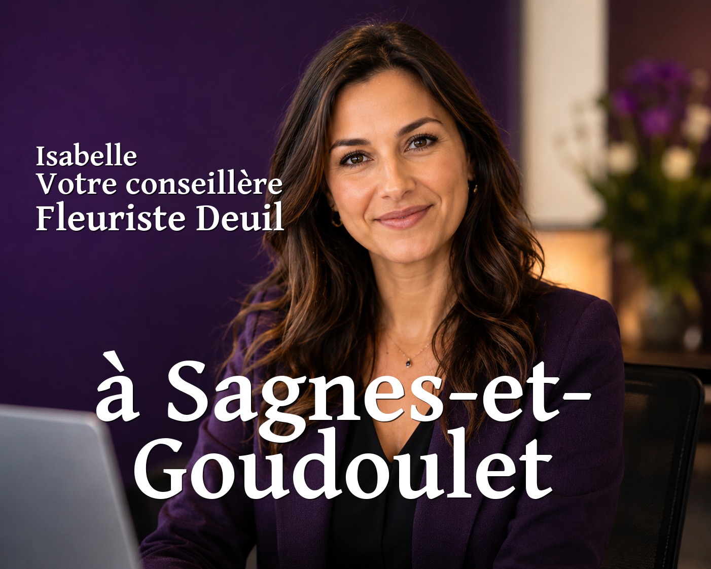 Isabelle, votre conseillère Fleuriste Deuil à Sagnes-et-Goudoulet