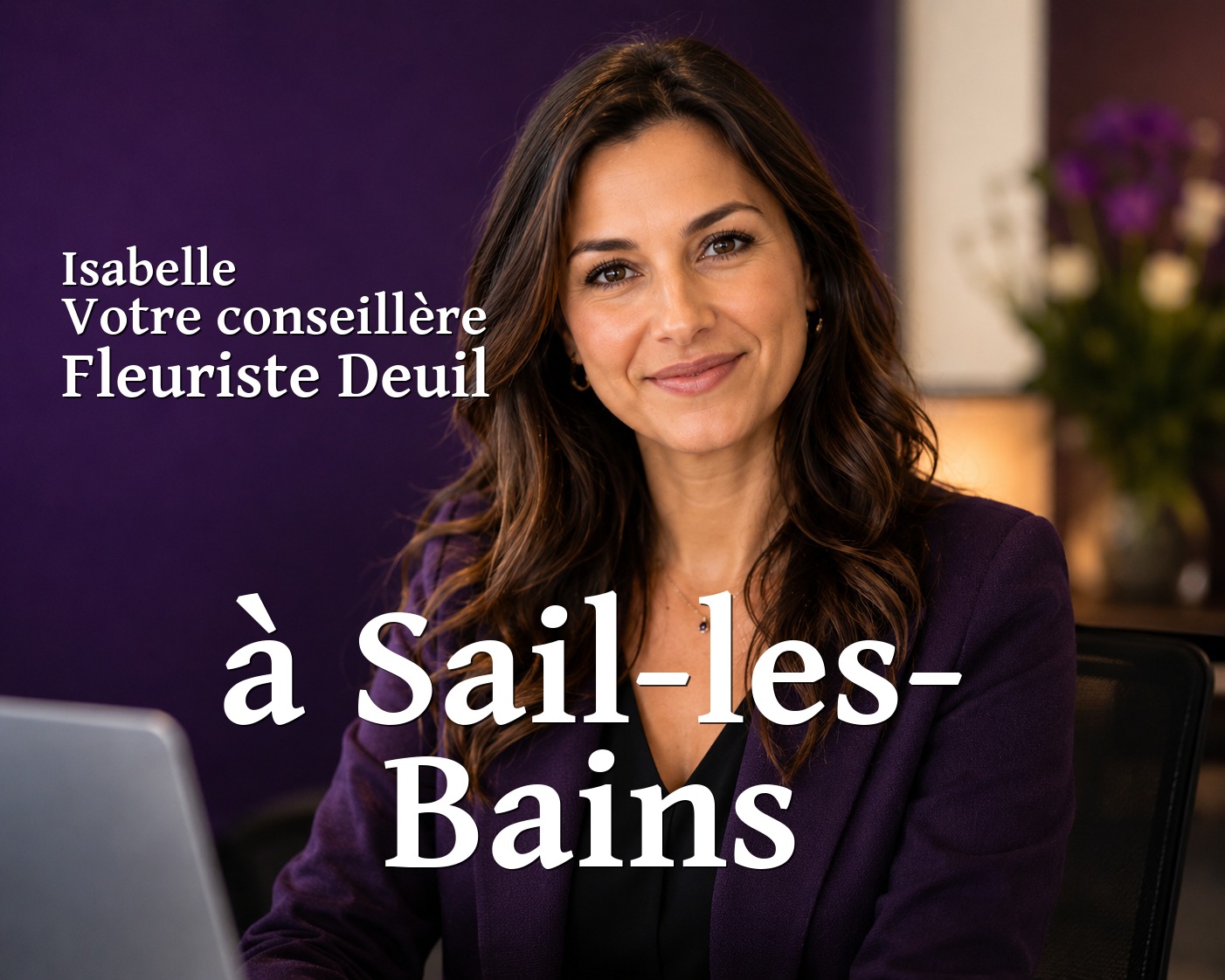 Isabelle, votre conseillère Fleuriste Deuil à Sail-les-Bains