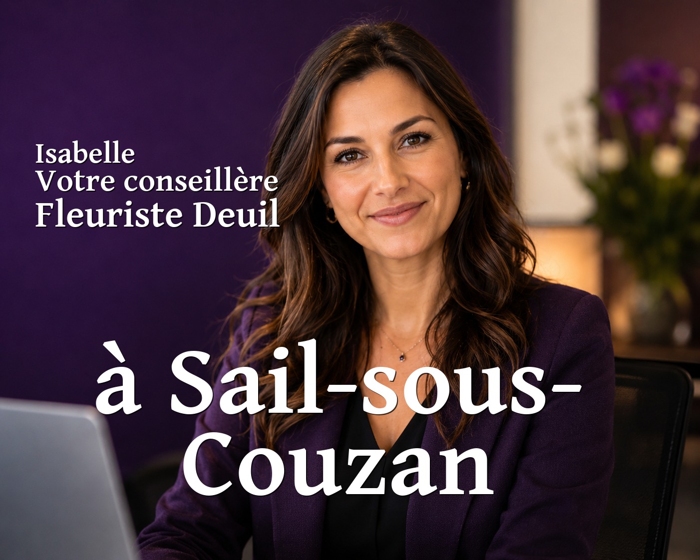 Isabelle, votre conseillère Fleuriste Deuil à Sail-sous-Couzan