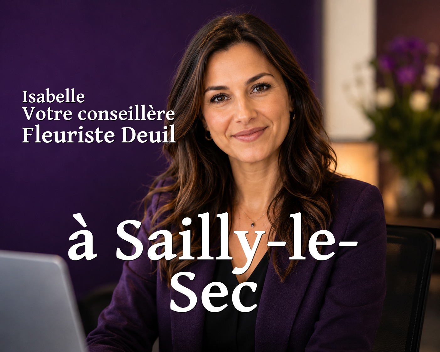 Isabelle, votre conseillère Fleuriste Deuil à Sailly-le-Sec