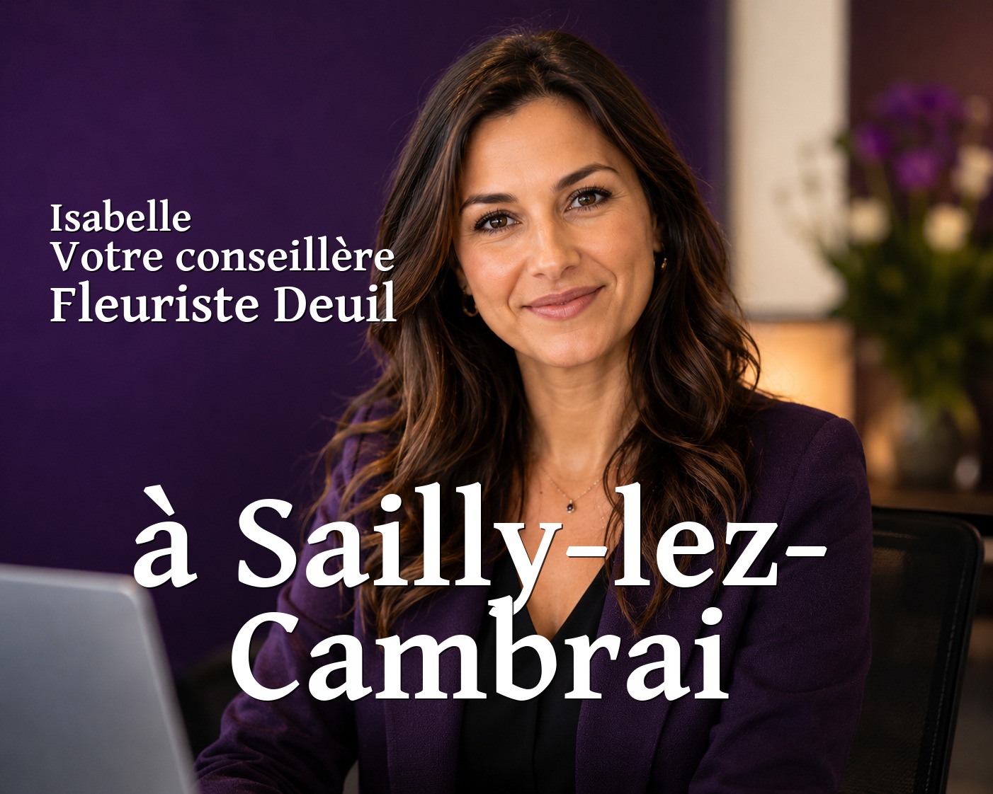 Isabelle, votre conseillère Fleuriste Deuil à Sailly-lez-Cambrai