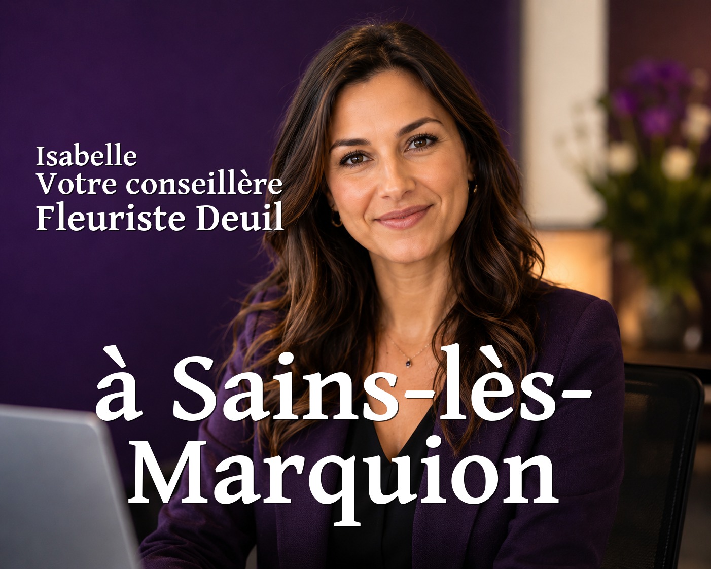 Isabelle, votre conseillère Fleuriste Deuil à Sains-lès-Marquion