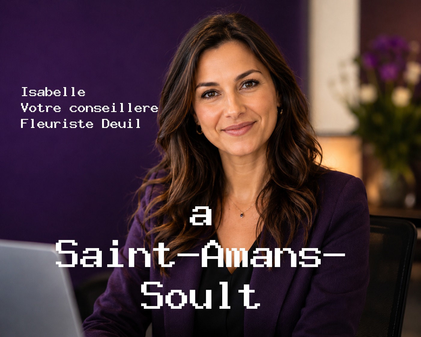 Isabelle, votre conseillère Fleuriste Deuil à Saint-Amans-Soult