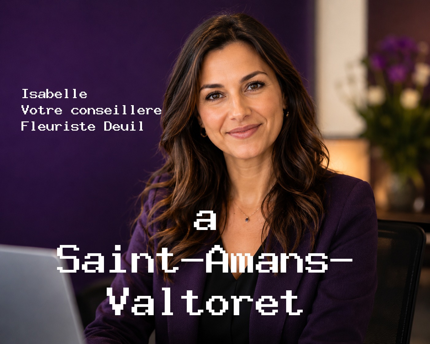 Isabelle, votre conseillère Fleuriste Deuil à Saint-Amans-Valtoret