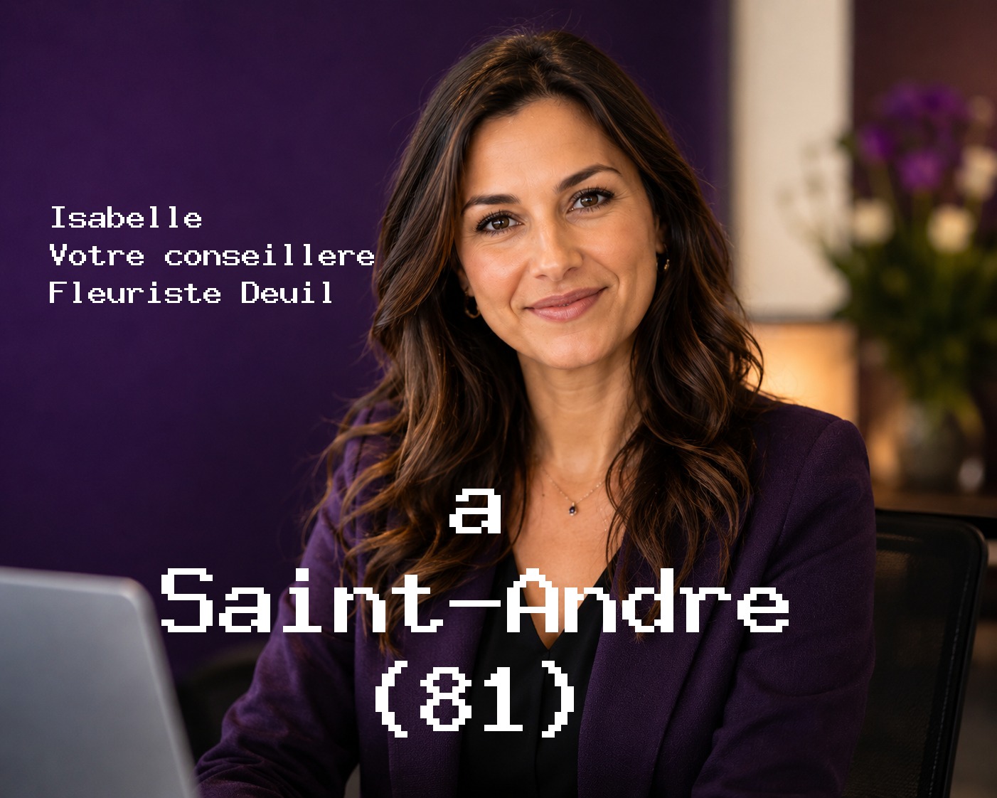 Isabelle, votre conseillère Fleuriste Deuil à Saint-André (81)