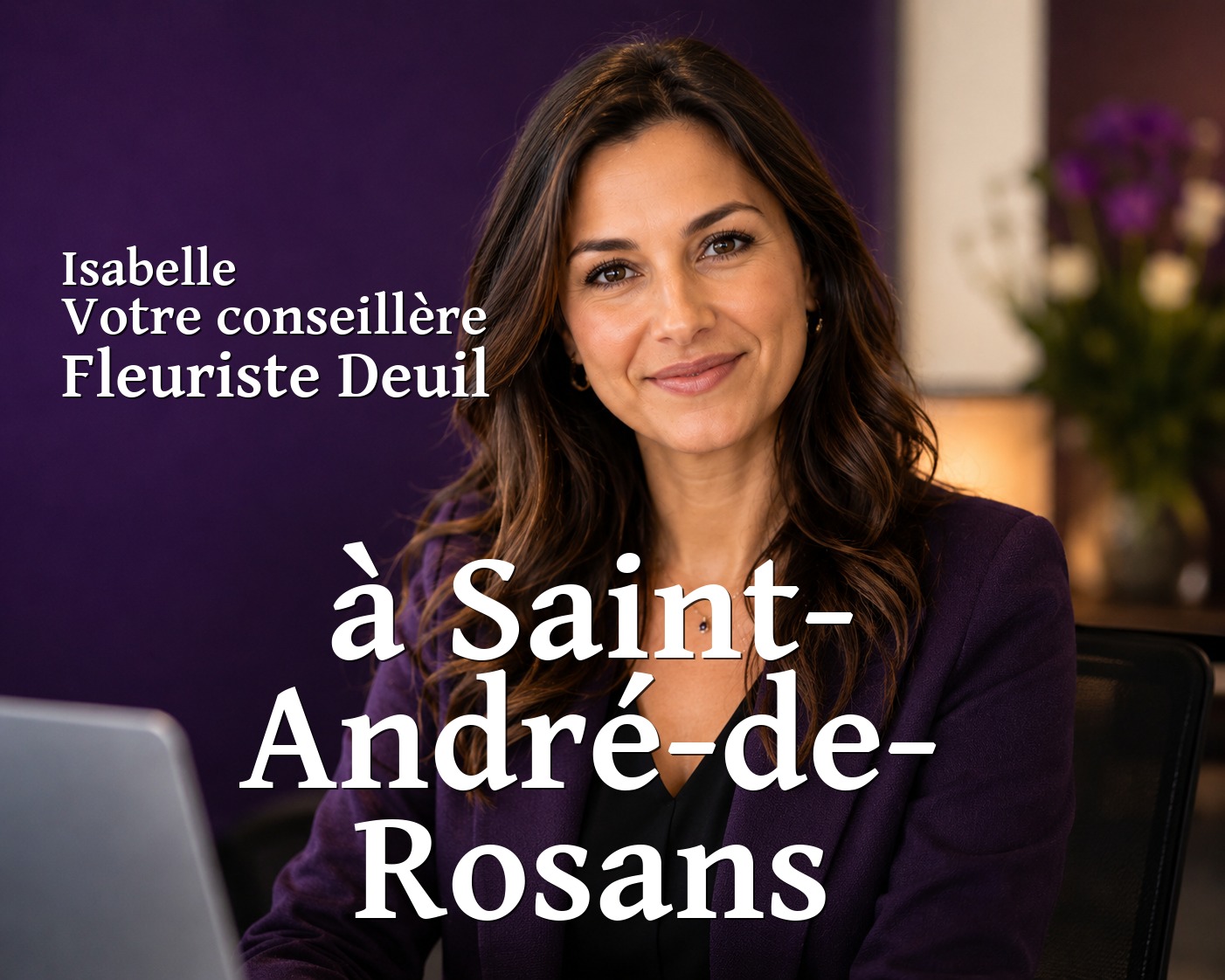 Isabelle, votre conseillère Fleuriste Deuil à Saint-André-de-Rosans