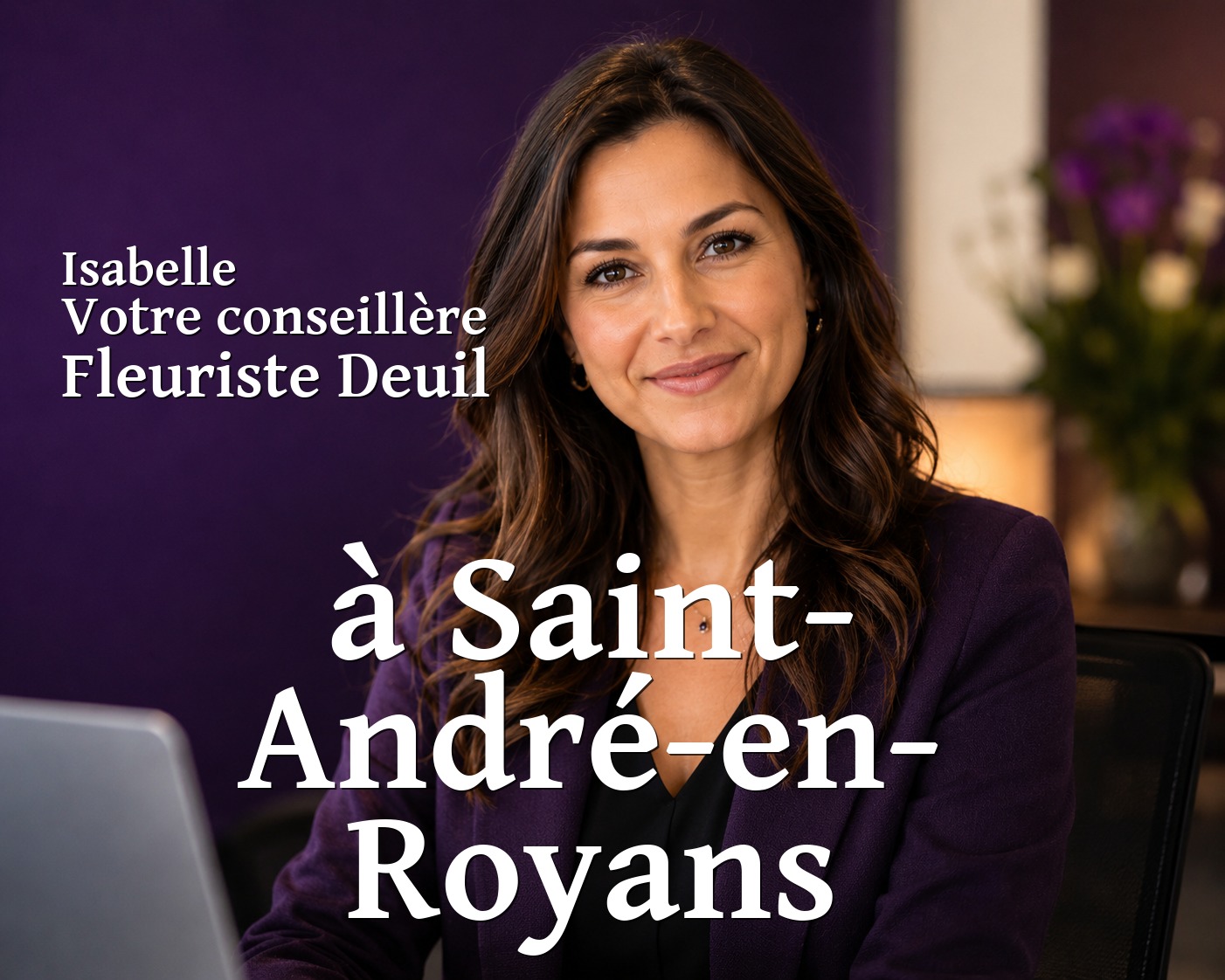 Isabelle, votre conseillère Fleuriste Deuil à Saint-André-en-Royans