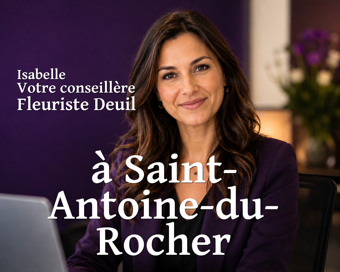 Isabelle, votre conseillère Fleuriste Deuil à Saint-Antoine-du-Rocher