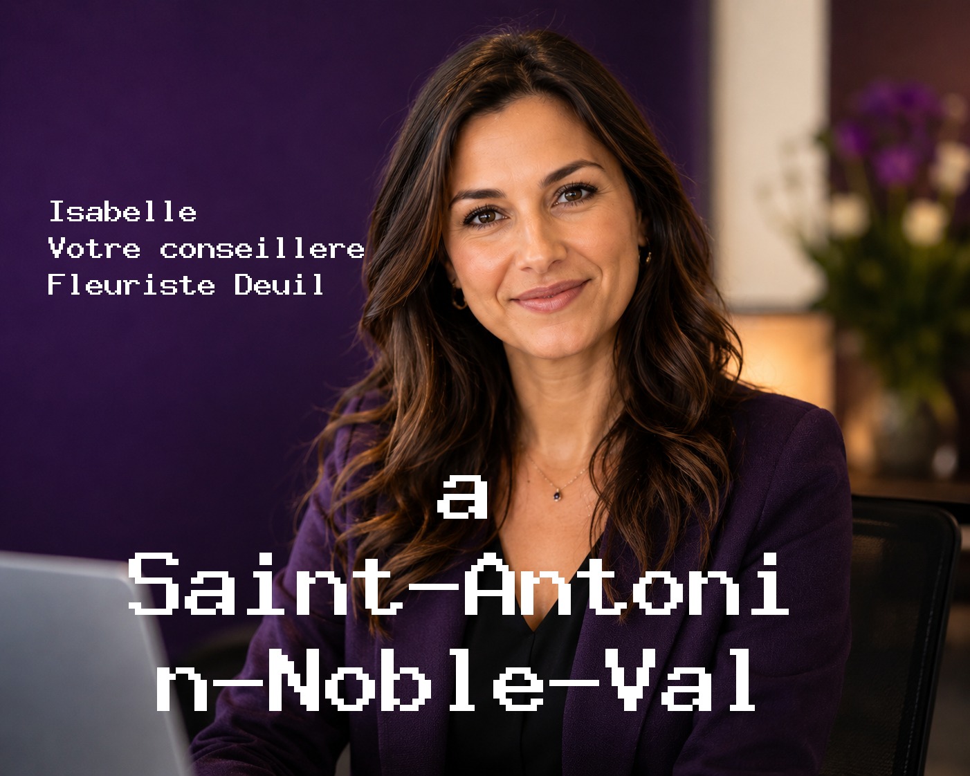 Isabelle, votre conseillère Fleuriste Deuil à Saint-Antonin-Noble-Val