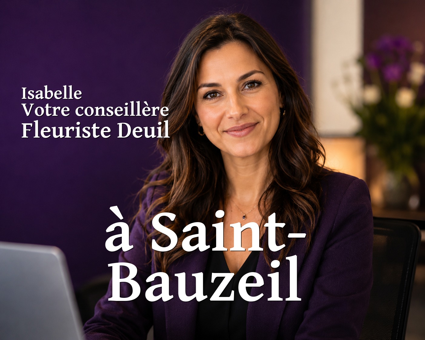 Isabelle, votre conseillère Fleuriste Deuil à Saint-Bauzeil