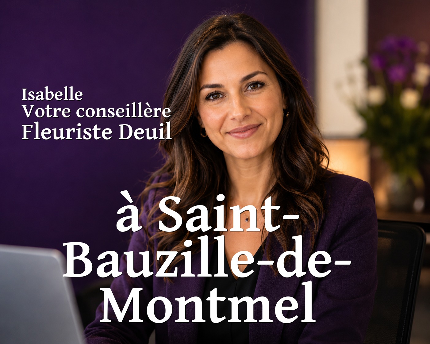 Isabelle, votre conseillère Fleuriste Deuil à Saint-Bauzille-de-Montmel