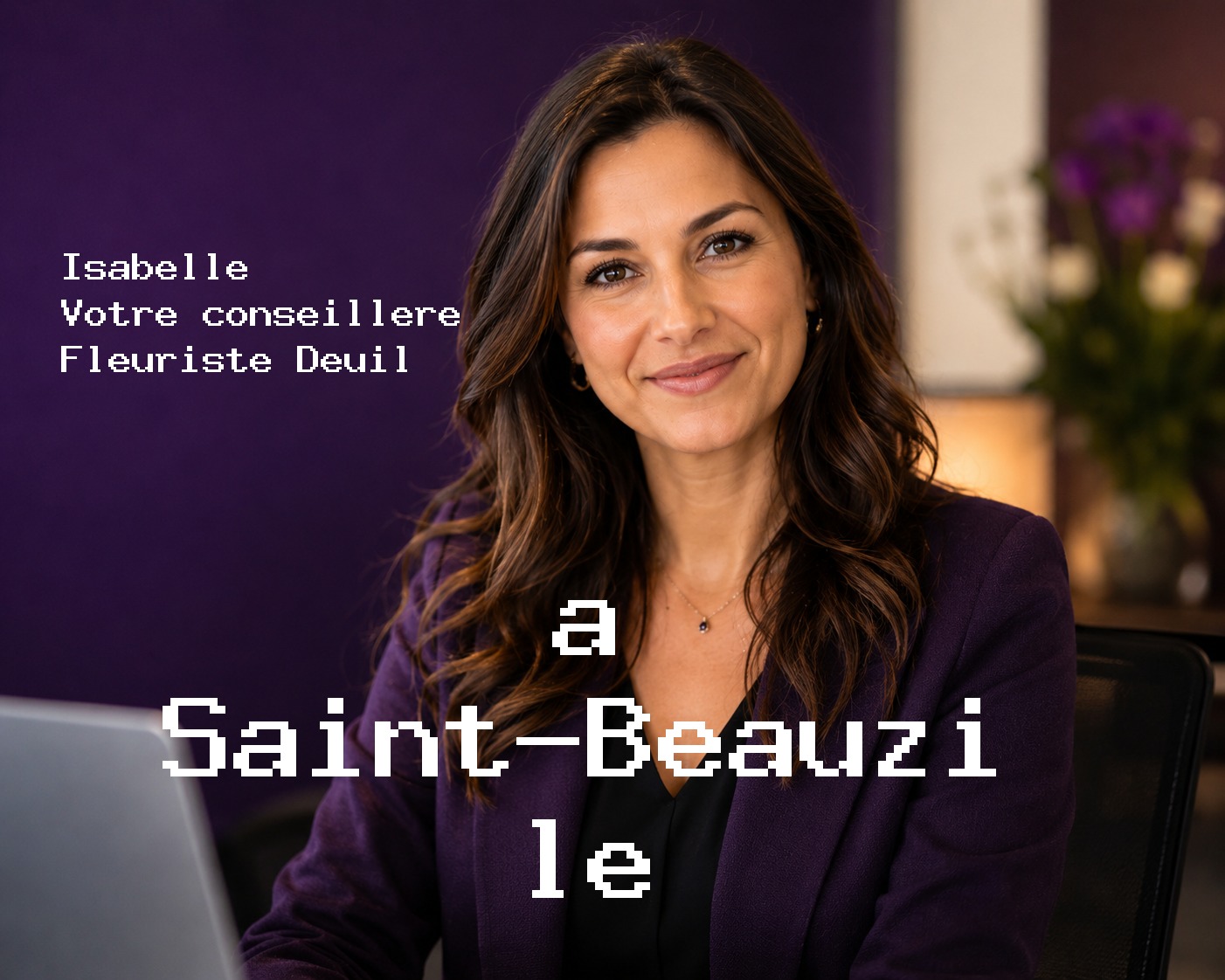 Isabelle, votre conseillère Fleuriste Deuil à Saint-Beauzile