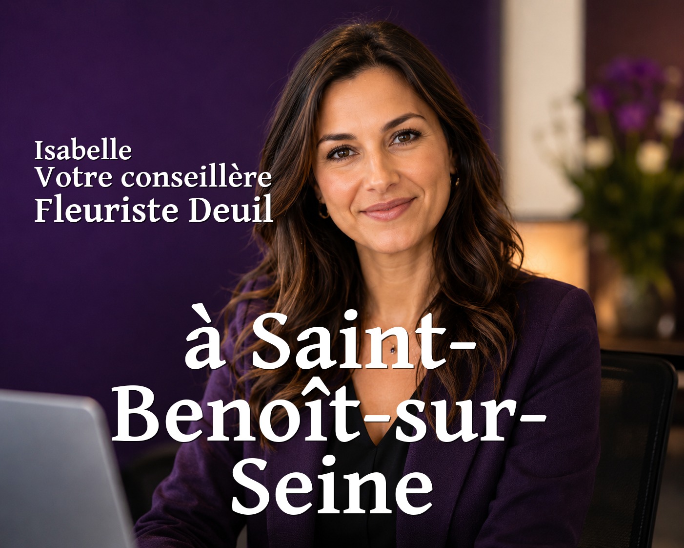 Isabelle, votre conseillère Fleuriste Deuil à Saint-Benoît-sur-Seine