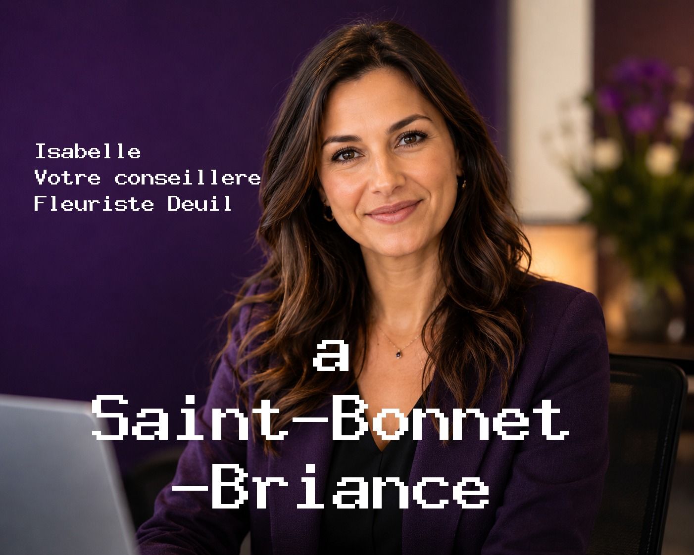 Isabelle, votre conseillère Fleuriste Deuil à Saint-Bonnet-Briance