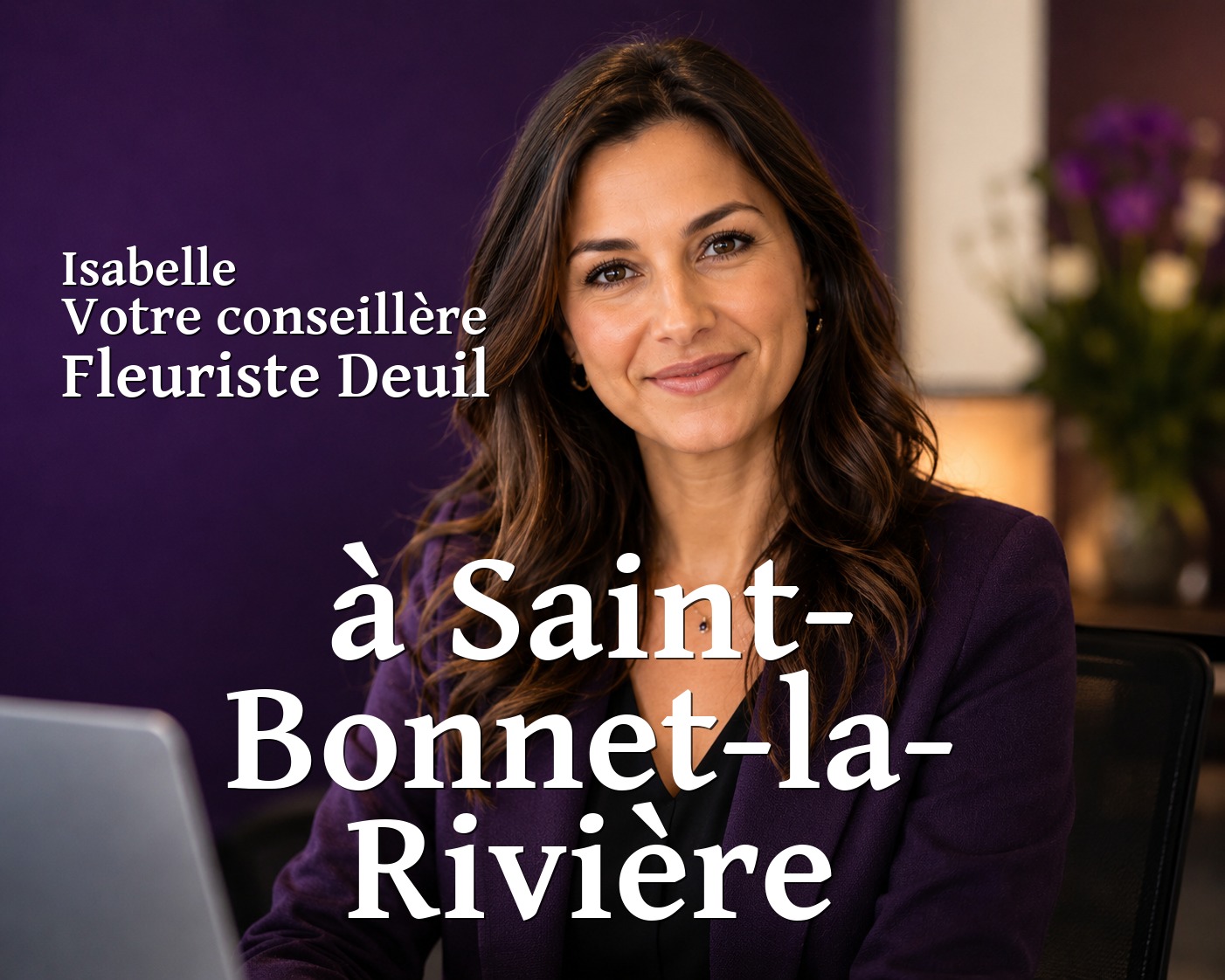 Isabelle, votre conseillère Fleuriste Deuil à Saint-Bonnet-la-Rivière