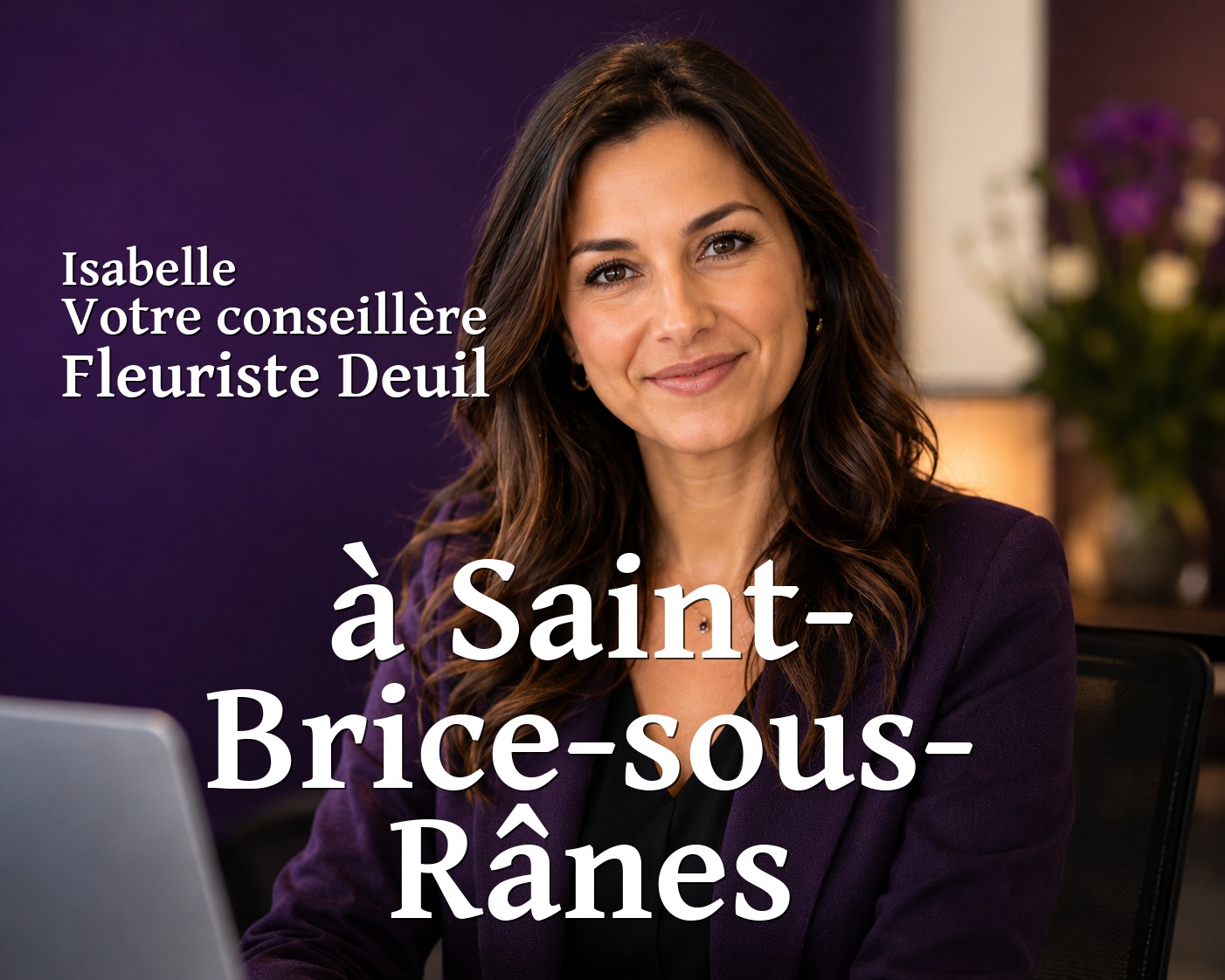 Isabelle, votre conseillère Fleuriste Deuil à Saint-Brice-sous-Rânes